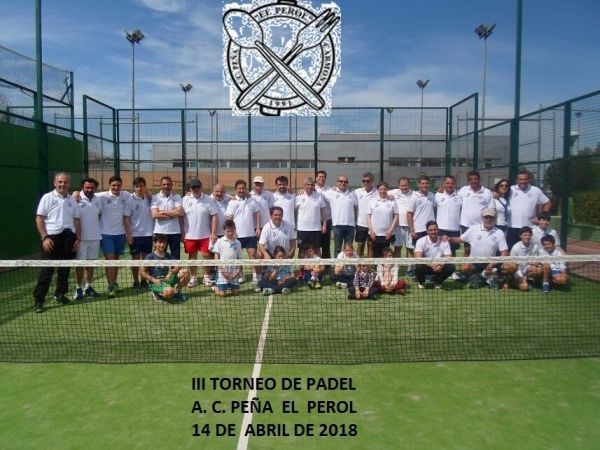 III Torneo de Pádel Peña el Perol
